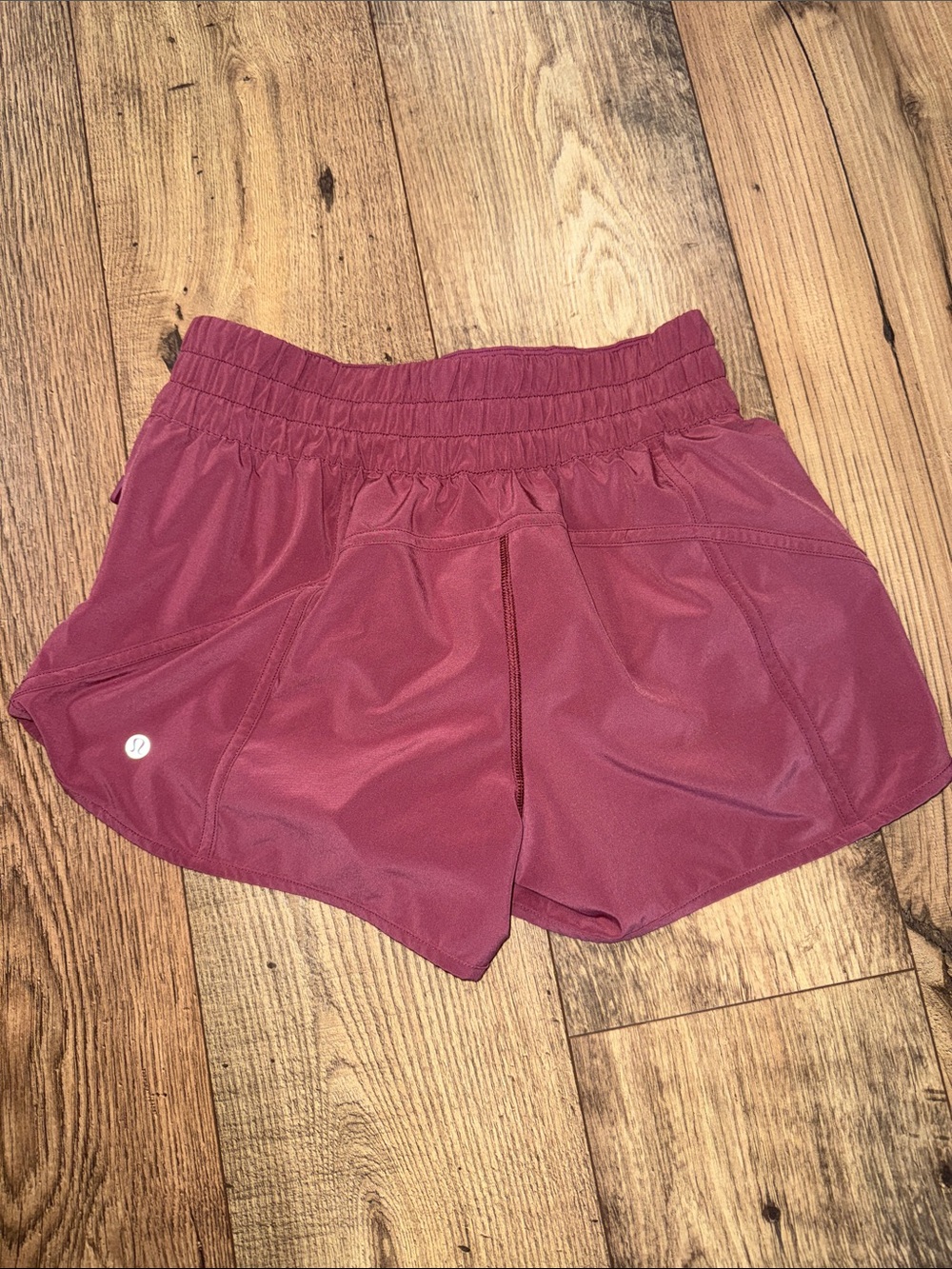 Lululemon Hotty Hit Deep Berry Athletic Shorts 4 inch size 8